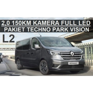 Renault Trafic - L2 150KM 2,0  Klima tył  Full Led DużyEkran Kamera Ciemne szyby 2218zł