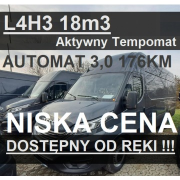 Iveco Daily 35S18 H - 18m3 L4H3 176KM Furgon Automat Aktywny Temp.Od ręki Niska Cena 2276 zł