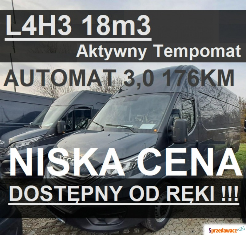 Iveco Daily 2023,  3.0 diesel - Na sprzedaż za 208 977 zł - Szczecinek