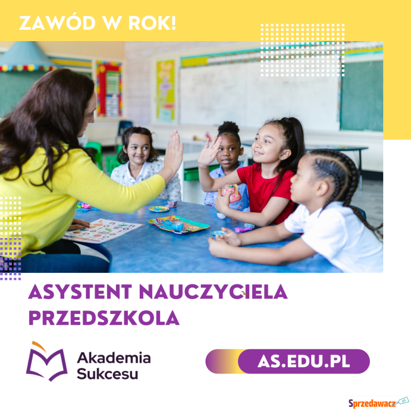 Asystent Nauczyciela Przedszkola - kurs w Suwałkach! - Pozostałe dla dzieci - Suwałki