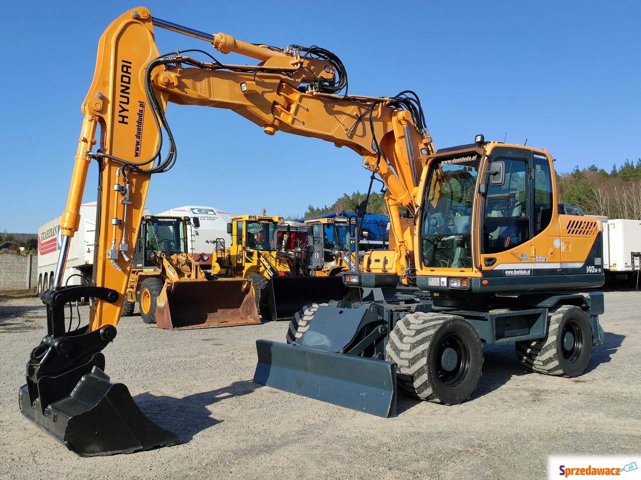Hyundai 140W-9 Łyżka Skarpowa+...