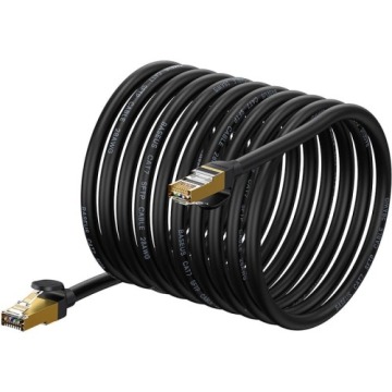 Kabel sieciowy Baseus Speed Seven RJ45, 10Gbps, 20m, czarny