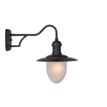 Lucide Aruba 11871/01/30 kinkiet lampa oprawa ścienna zewnętrzna 1x24W E27 IP44 czarn