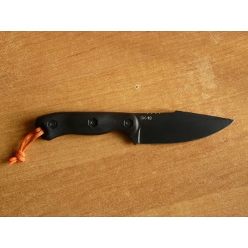 Używany nóż Ka-Bar BK18 Becker Harpoon, czarny, ulepszona pochwa