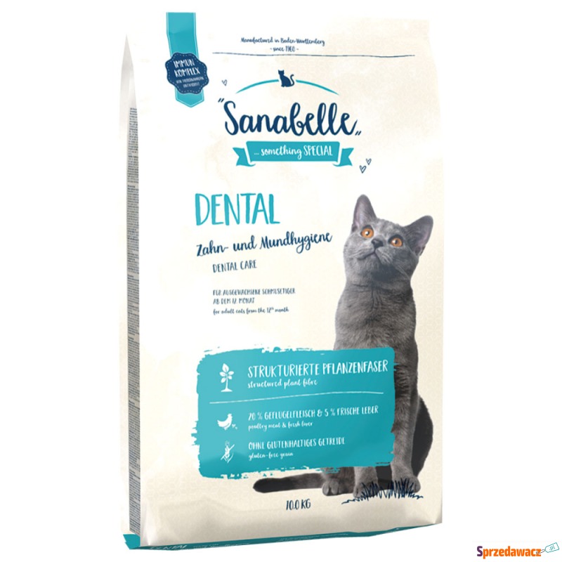 Dwupak Sanabelle, 2 x 10 kg - Dental - Karmy dla kotów - Koszalin