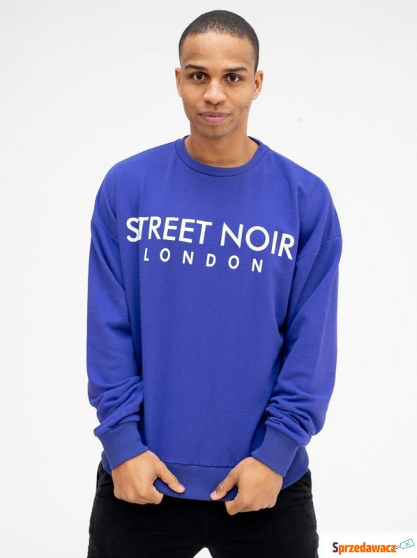 Bluza Bez Kaptura Street Noir London Fioletowa - Bluzy, polary - Chorzów