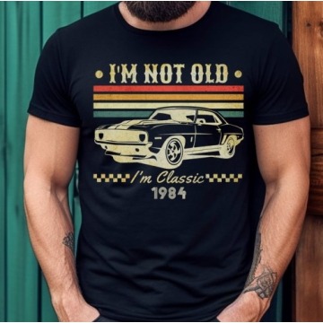 Męska koszulka na 40 urodziny 1984