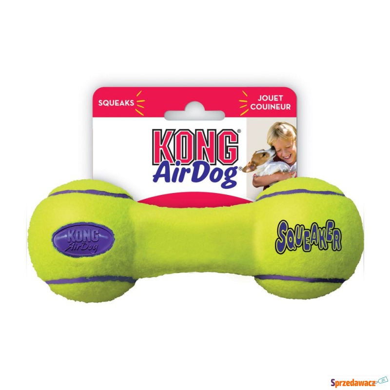 KONG air squeaker dumbbell large - Zabawki dla psów - Legnica