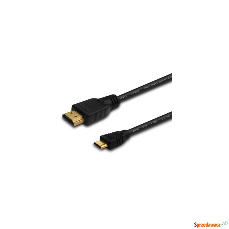 KABEL HDMI-miniHDMI SAVIO CL-09 1,5m czarny - Pozostały sprzęt audio - Włocławek