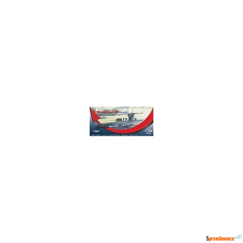  Mirage zest.d/sklej.U-Boot U-511-IXC S05 350502... - Samochodziki, samoloty,... - Łódź