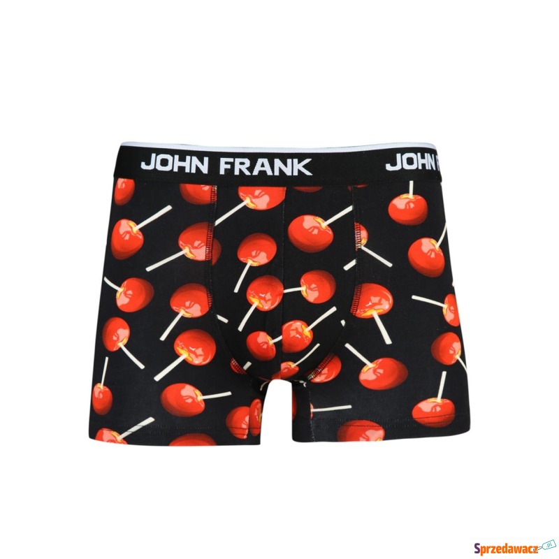 Bokserki Męskie Czarne John Frank Candy Apple... - Slipy, bokserki - Płock