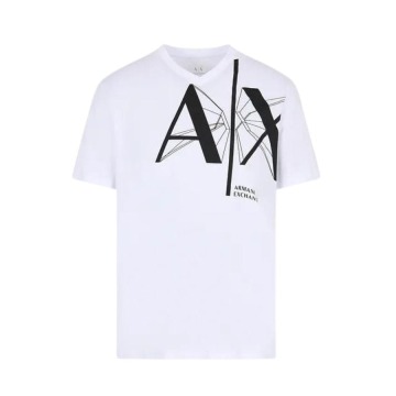 
T-shirt męski Armani Exchange 6RZTBE ZJAAZ biały
