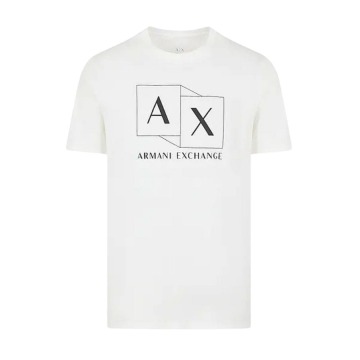 
T-shirt męski Armani Exchange 3DZTAD ZJ9AZ biały
