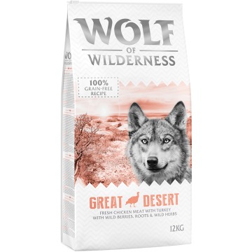 Wolf of Wilderness Adult „Great Desert”, indyk - 2 x 12 kg
