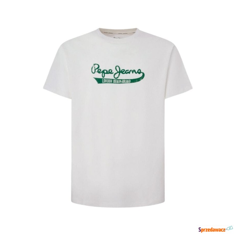 
T-shirt męski Pepe Jeans PM509390 biały
 - Bluzki, koszulki - Grudziądz