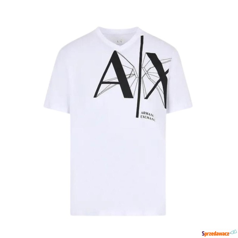 
T-shirt męski Armani Exchange 6RZTBE ZJAAZ biały - Bluzki, koszulki - Płock