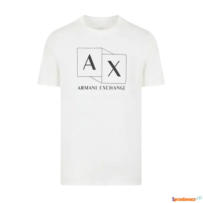 
T-shirt męski Armani Exchange 3DZTAD ZJ9AZ biały - Bluzki, koszulki - Grudziądz