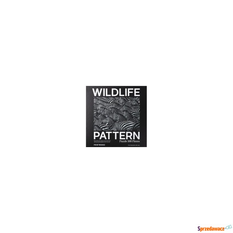  Puzzle 500 el. Wildlife Pattern Zebra Printworks - Puzzle - Konin