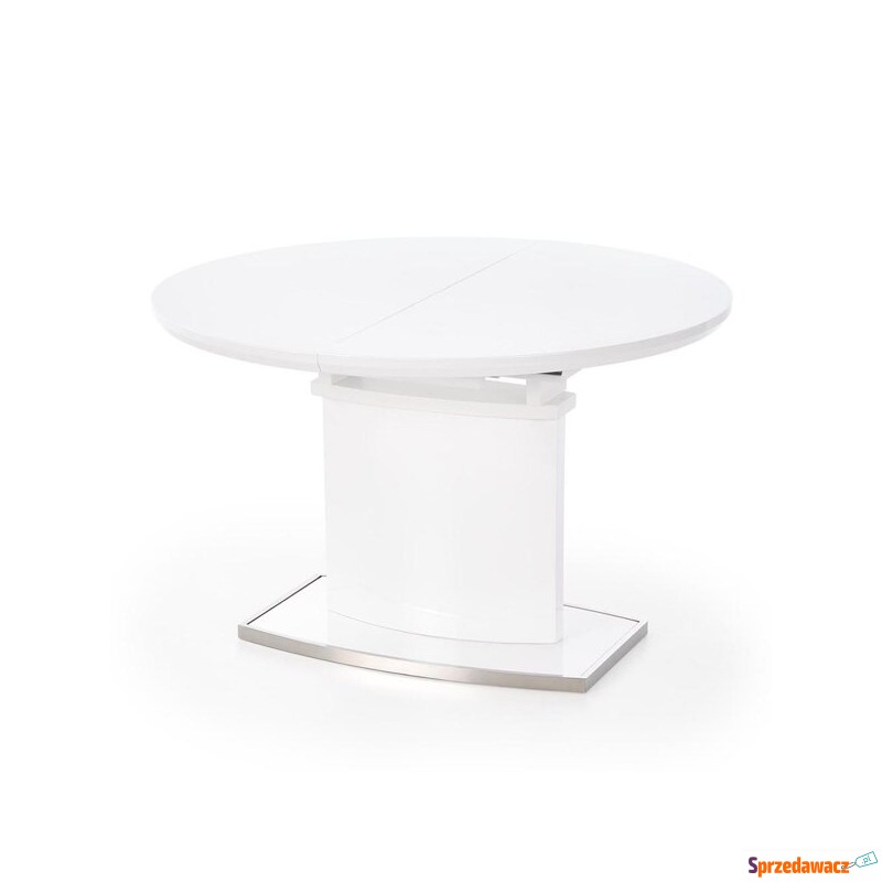 Stół rozkładany Federico 120-160x120x76 cm, biały - Stoły kuchenne - Zamość