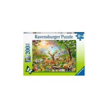  Puzzle dla dzieci: 200 Leśne zwierzęta Ravensburger