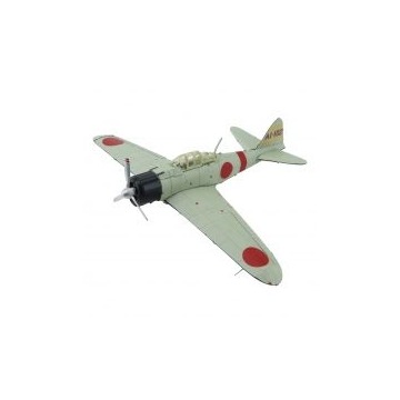  Puzzle Metalowe Model 3D - Samolot Mitsubishi A6M Zero piececool