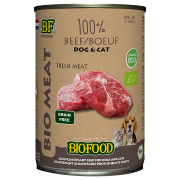 BF Petfood Organic, wołowina - 12 x 400 g