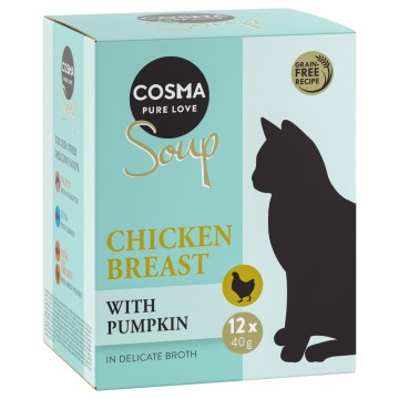 Megapakiet Cosma Soup, 24 x 40 g  - Pierś z kurczaka z dynią