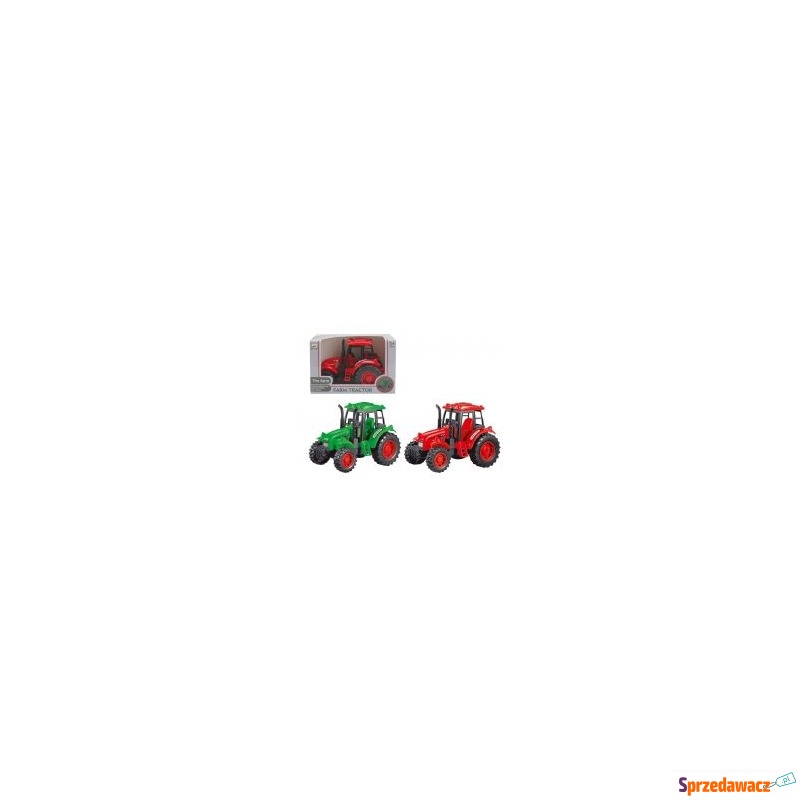  Traktor zielony/czerwony Askato - Samochodziki, samoloty,... - Bytom