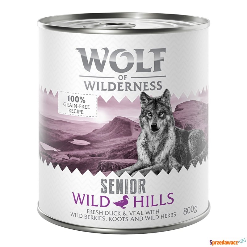 Wolf of Wilderness Senior, 6 x 800 g - Wild Hills,... - Karmy dla psów - Kędzierzyn-Koźle