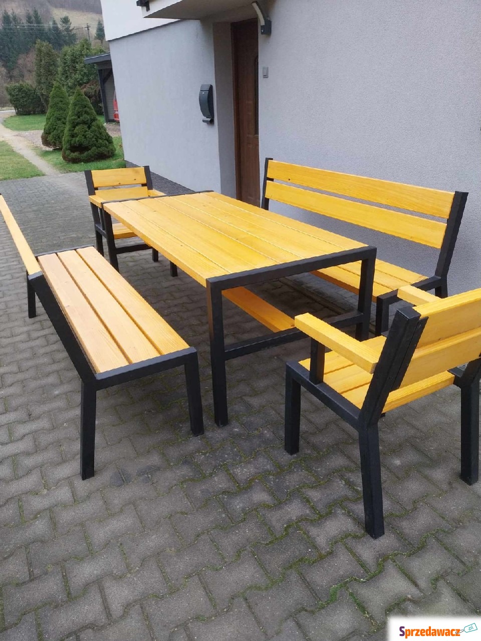 Zestaw mebli ogrodowych loftowych...