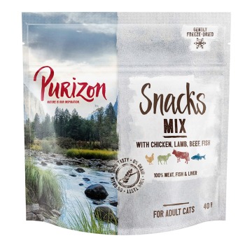 Purizon Snacks, mix (bez zbóż) - 3 x 40 g