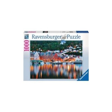  Puzzle 1000 el. Bergen Norwegia Ravensburger