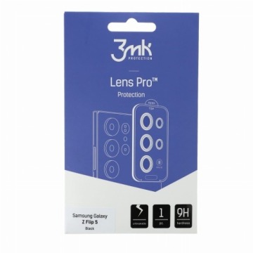 Osłona na aparat 3mk Lens Protection Pro 1 zestaw dla Galaxy Z Flip5, czarne