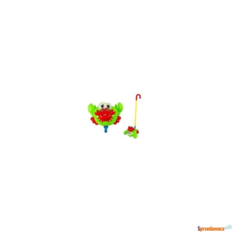  Pchacz na kiju krab zielony z dźwiękiem Leantoys - Dla niemowląt - Mozów