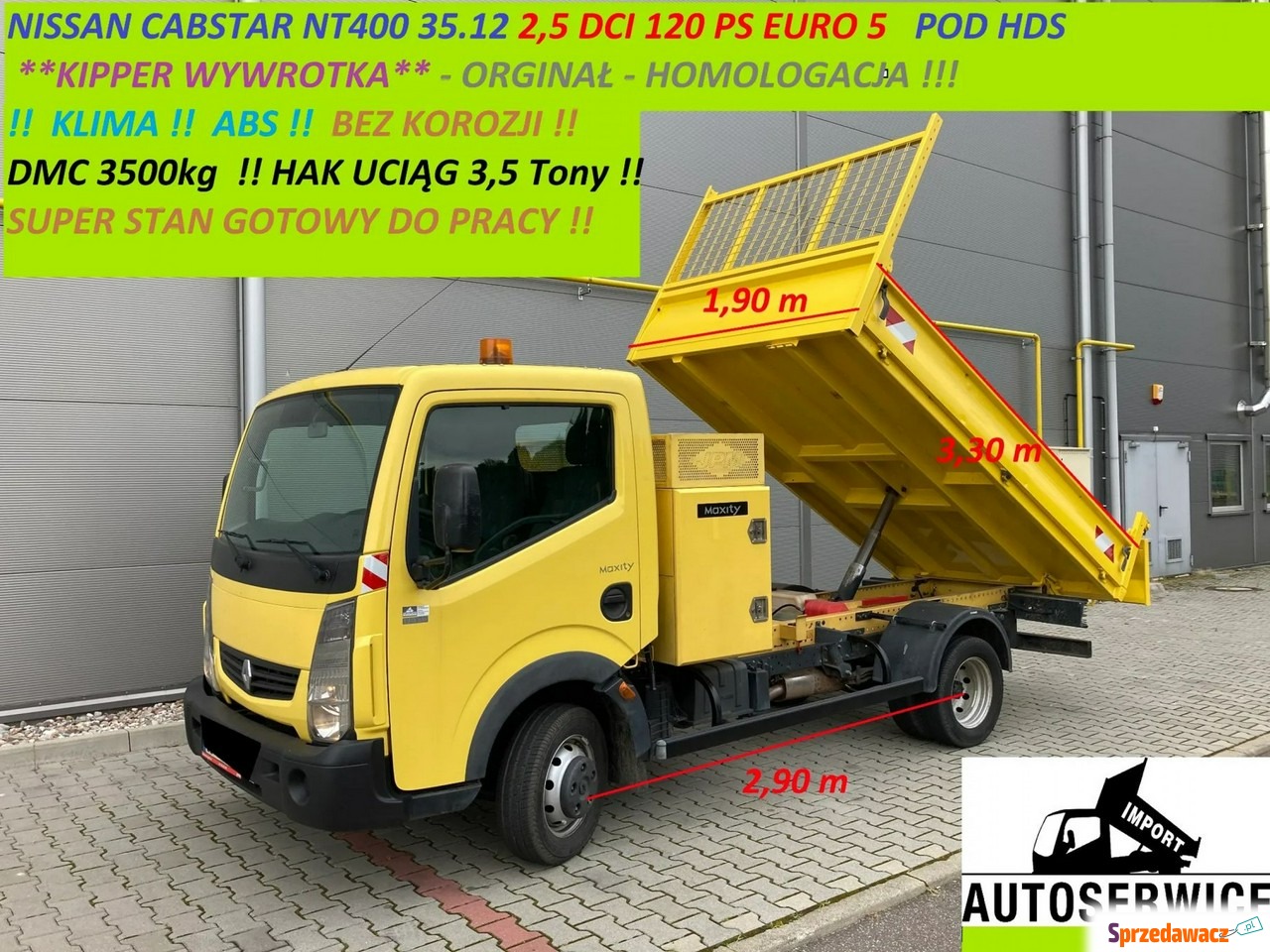 Nissan Cabstar - Euro5 97.000 km...