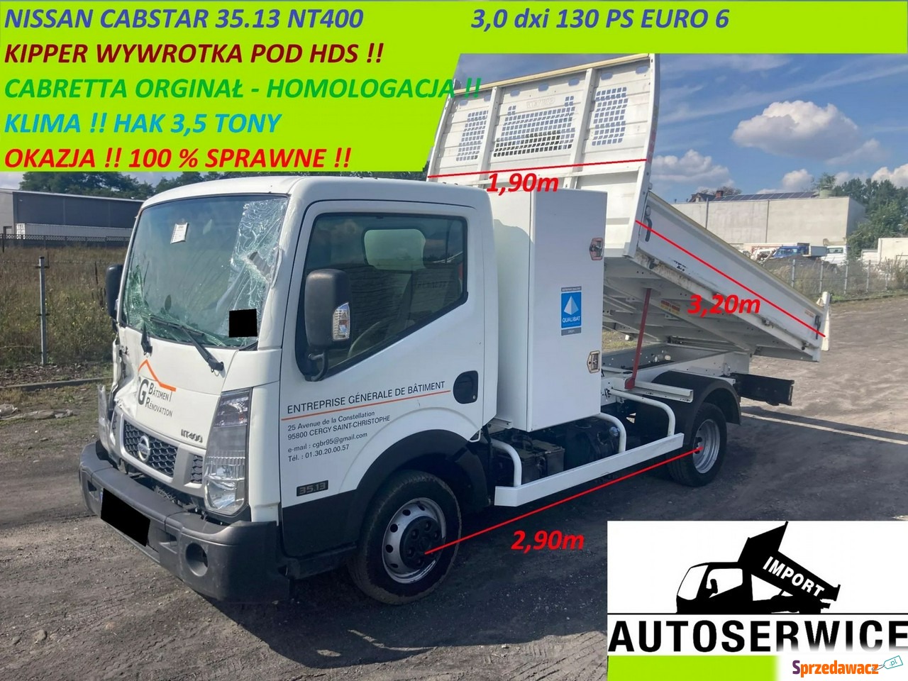 Nissan Cabstar - 156.000 km Po...