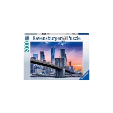  Puzzle 2D 2000 el. Panorama Nowego Jorku 16011 Ravensburger
