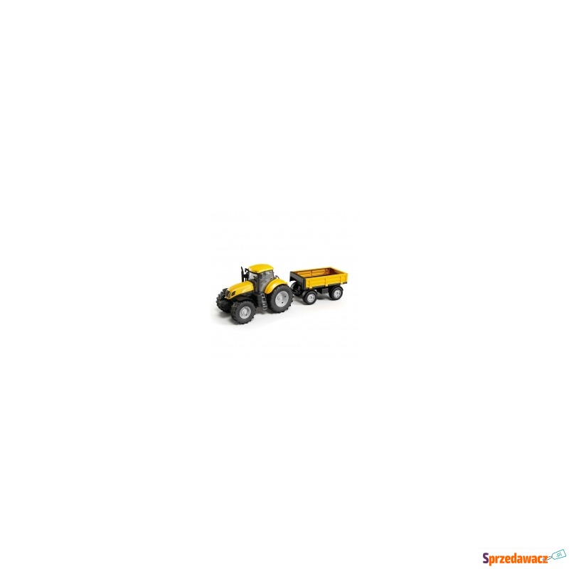  Traktor z przyczepą żółty Tupiko - Samochodziki, samoloty,... - Puławy