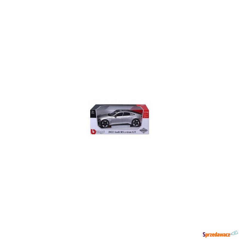 Audi RS e-tron GT silver 1:18 BBURAGO  - Samochodziki, samoloty,... - Łódź