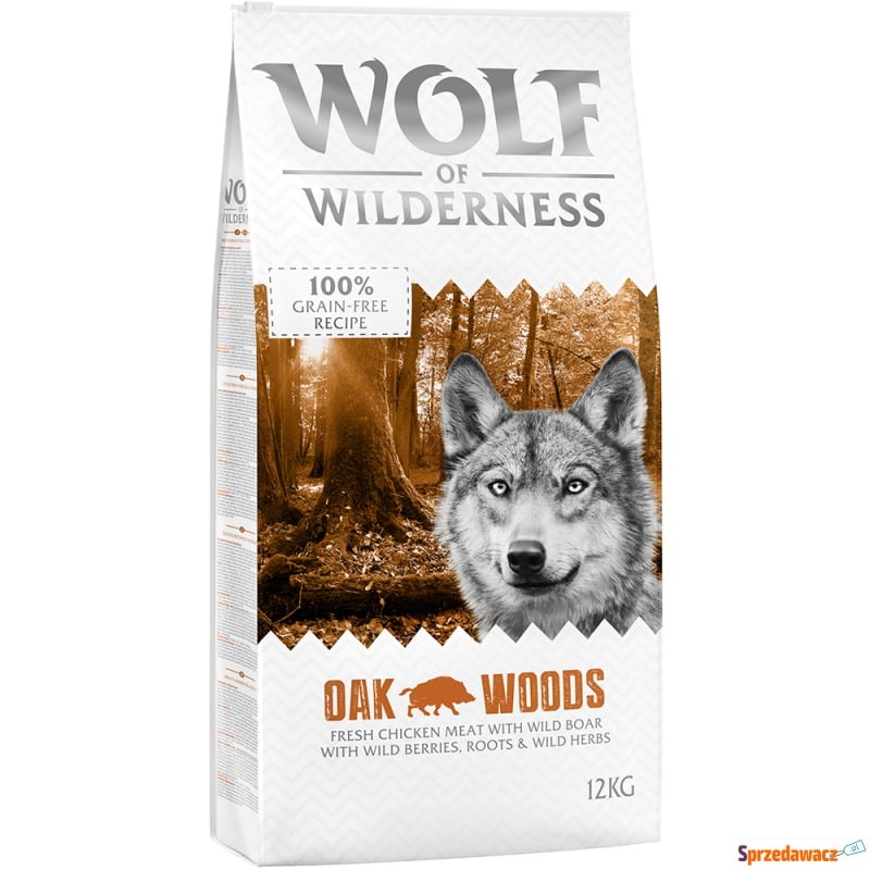 Wolf of Wilderness Adult „Oak Woods”, dzik - 2... - Karmy dla psów - Rzeszów