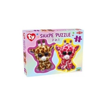  Puzzle 2w1 Beanie Boo's Shape Tactic