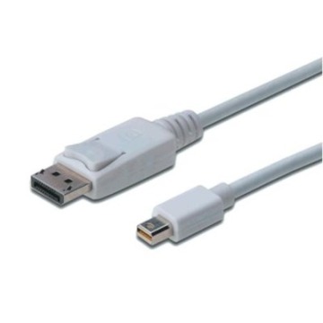 Kabel DisplayPort ASSMANN DP/M-DPmini /M, 1.1a biały, 1m