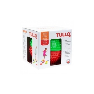  Półkula sensoryczna czerwona/zielona 2szt Tullo