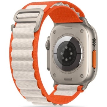 Pasek Tech Protect Nylon Pro do Apple Watch 49/45/44/42 mm, pomarańczowo beżowy