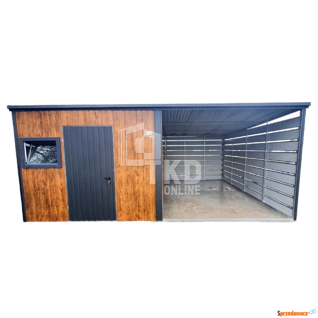 Domek Ogrodowy Schowek 3x4 + Wiata...