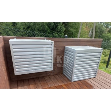 Osłona klimatyzatora - pompy ciepła 70x40x130... - Pompy ciepła - Szyk - zdjęcie 2