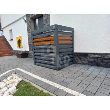 Osłona klimatyzatora - pompy ciepła 80x50x120... - Pompy ciepła - Szyk - zdjęcie 3