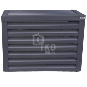 Osłona klimatyzatora - pompy ciepła 90x40x80 cm antracyt TKD458