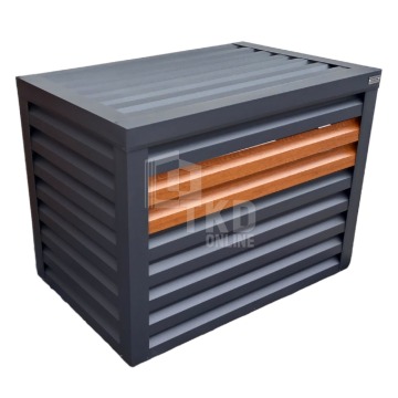 Osłona klimatyzatora - pompy ciepła 90x60x100 cm antracyt TKD170