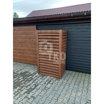 Osłona pompy ciepła 70x40x190 cm ciemny orzech... - Pompy ciepła - Turek - zdjęcie 3
